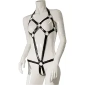 Guilty Pleasure GP bodysuit met O-ringen