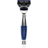 Edwin Jagger Scheermes Razors Gillette Fusion Proglide Blue & Chrome Plated Ref.R363CRF 1Stuks | Voor Mannen
