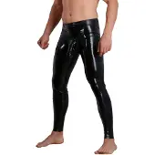 Late X Latex Legging met Showmaster Penis Sleeve