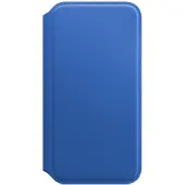 Apple iPhone X Leather Folio Book Case Electric Blue