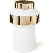 Pols Potten Vaas Object White & Gold Medium