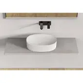 SSI Design Solid Cliff waskom 50x35x12.5cm mat wit