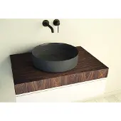 SSI Design Solid Float waskom 40x12cm donkergrijs