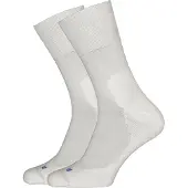 Falke Run eenkleurig katoen functioneel materiaal sokken unisex wit - maat 46-48