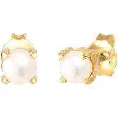 Elli Oorbellen goud / parelwit