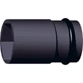 Makita Krachtdop 12X75mm 1/2" VK - 134867-5