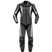 Spidi Sport Warrior Pro, leren pak, 1 stuk, geperforeerd ,zwart/witte ,50