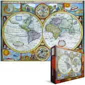 Eurographics puzzel Antique World Map - 1000 stukjes