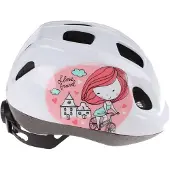 Polisport Kinderhelm | | Princess (Maat XS, Wit/Roze)