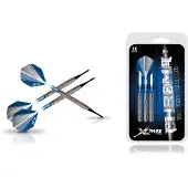 XQ Max dartpijlen Chroma 70% softtip 18 gr zilver/blauw