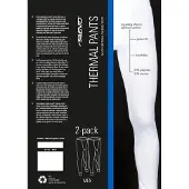 Avento Thermolegging Men Wit (2-pack)-XL