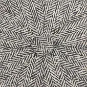 Stetson Hatteras Zijde Flat Cap By Stetson zwart-wit | Maat: 60 cm