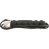 Brennenstuhl contactdoos met deksel IP44 6V 2 meter snoer