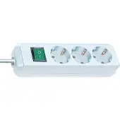 Brennenstuhl Stekkerdoos - 3-voudig - 1x Type E/F male naar 3x Type F female - 250
