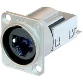 Neutrik NE8FDY-C6 EtherCon RJ45 CAT6 inbouwbussen NE8FDY-C6 Bus, inbouw NE8-FDY0-C6 Aantal polen: 8P8C Aantal polen (sensoren) 8P8C Nikkel 1 stuk(s)