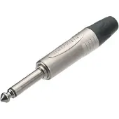Neutrik NP2X Jackplug 6.35 mm Stekker, recht Aantal polen: 2 Mono Zilver 1 stuk(s)