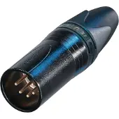 Neutrik NC5MXX-B XLR-connector Stekker, recht Aantal polen: 5 Zwart 1 stuk(s)