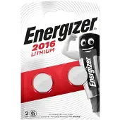 Energizer Knoopcelbatterij Lithium CR2016 90 mAh Lithium (Li) 3 V 2 2 Stuks