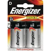 Energizer Max Lr20 D Bl2 Batterij