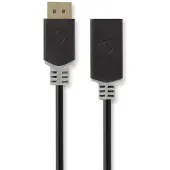 Nedis DisplayPort-Kabel | DisplayPort Male | HDMI | 0.2 m | 1 stuks - CCBW37150AT02 CCBW37150AT02
