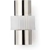 Nedis Satelliet- en antenneadapter | IEC (Coax) Hona | IEC (Coax) Hona | Nikkel Platerad | 75 Ohm | Rak | Metaal / Kunststof | Vít | 1 st. | Slot