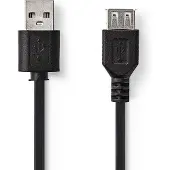 Nedis USB verlengkabel | 2 meter | USB 2.0 (100% koper)