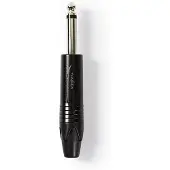 Nedis 6.35 mm jack plug | M | (Mono, Metaal)