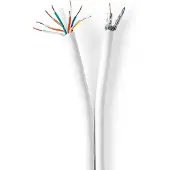 Nedis Coaxkabel Rg59 Iec Cat6 Fresh Green Box 75ohm 25m Wit
