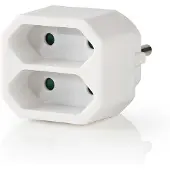 Nedis Stroomadapter PSSPL200C1WT 2 stopcontacten