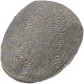 Stetson Woodfield Linen Flat Cap by