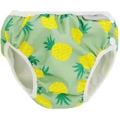 Imsevimse Vimse Groene Ananas - Wasbare Zwemluier - Maat M - Waterbestendig - Hip Design - OEKO-TEX Klasse 1