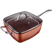 San Ignacio Optimum Copper 24x24 Cm Koekenpan