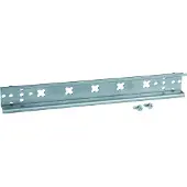 Hager universele montagebalk, 4-voudig, type UZ04B4, voor bevestiging op een dragermontagebalk
