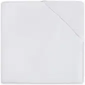 Jollein Hoeslaken Wieg 40/50x80/90 Jersey Wit