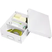 Leitz organisatiebox Click + Store, klein, wit
