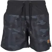 Urban Classics Zwemshorts smoky blue / duifblauw / zwart