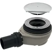 Geberit Douchebakafvoer Pp Met Deksel 40 Mm. Chroom 150.552.21.1