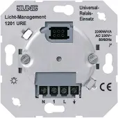 JUNG Relaisinzetstuk 1201URE N geleider nodig tot 2300W, Knoppen + Schakelaars