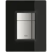 GROHE Skate Cosmopolitan bedieningsplaat tweeknops frontbediening glas Zwart