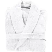 Woodynox Royal Touch badjas m, wit