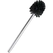 Wenko Vervangborstel met glanzend RVS steel, lengte 35cm, borstelkop Ø 8cm - Toiletborstel - WC Borstel los - Losse toiletborstel
