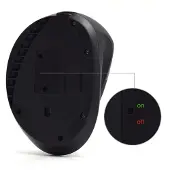 Ewent Draadloze verticale ergonomische oplaadbare muis EW3158