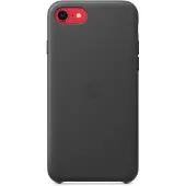 Apple Leather Case for iPhone SE - Black