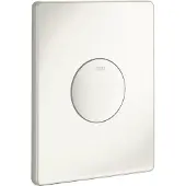 GROHE Skate Bedieningsplaat - enkelspoeling - verticaal - 156x197mm - wit
