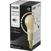 Calex wifi Smart Kogellamp Goud Filament E14