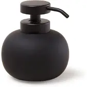 Mette Ditmer Lotus zeepdispenser laag zwart