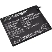 123accu Lenovo BL261 accu (3400 mAh, huismerk)