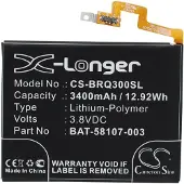 123accu Blackberry BAT-58107-003 accu (3400 mAh, huismerk)