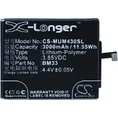 Cameron Sino Xiaomi BM33 accu (3000 mAh, huismerk)