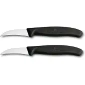 Victorinox Schilmesje Swiss Classic Zwart (2-Delig)